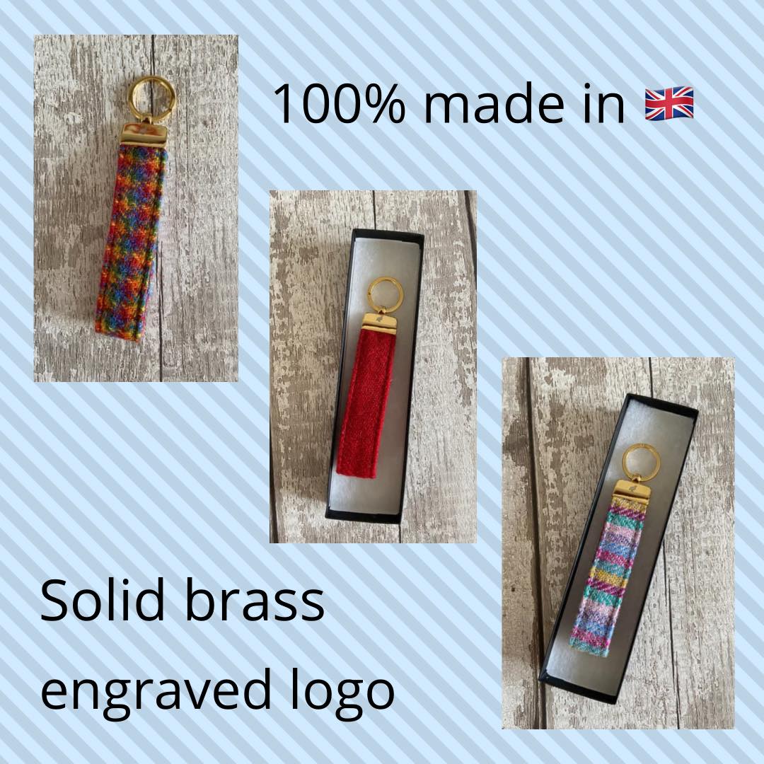 Luxury Harris Tweed Keyring - Image 2